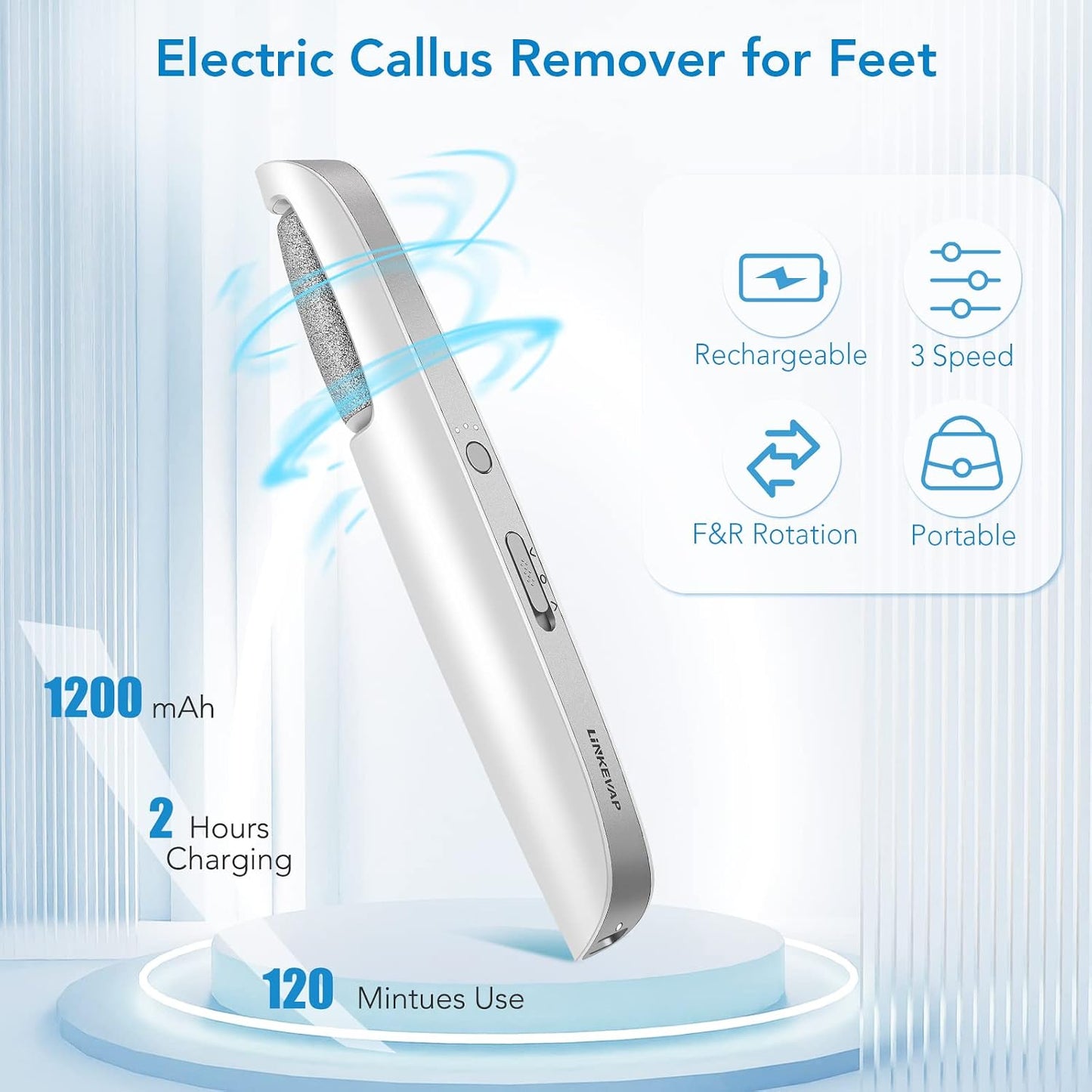 EmergingEra SmoothPro Pulidor Eléctrico de Pies