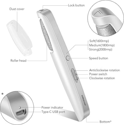 EmergingEra SmoothPro Pulidor Eléctrico de Pies