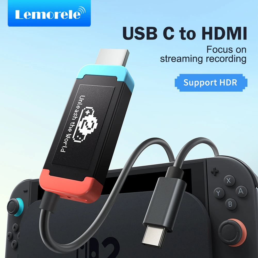 Lemorele Cable USB-C a HDMI 4K