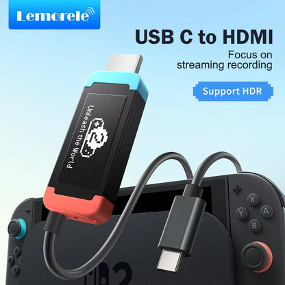 Lemorele Cable USB-C a HDMI 4K