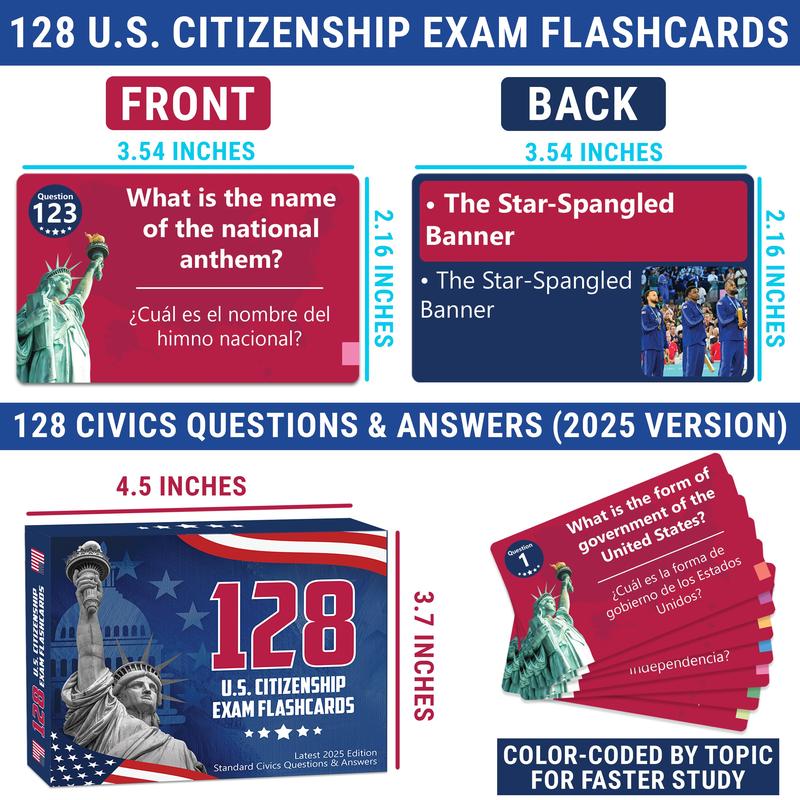 EmergingEra™ Tarjetas de Ciudadanía Americana - EmergingEra™